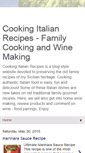 Mobile Screenshot of cooking-italian-recipes.com